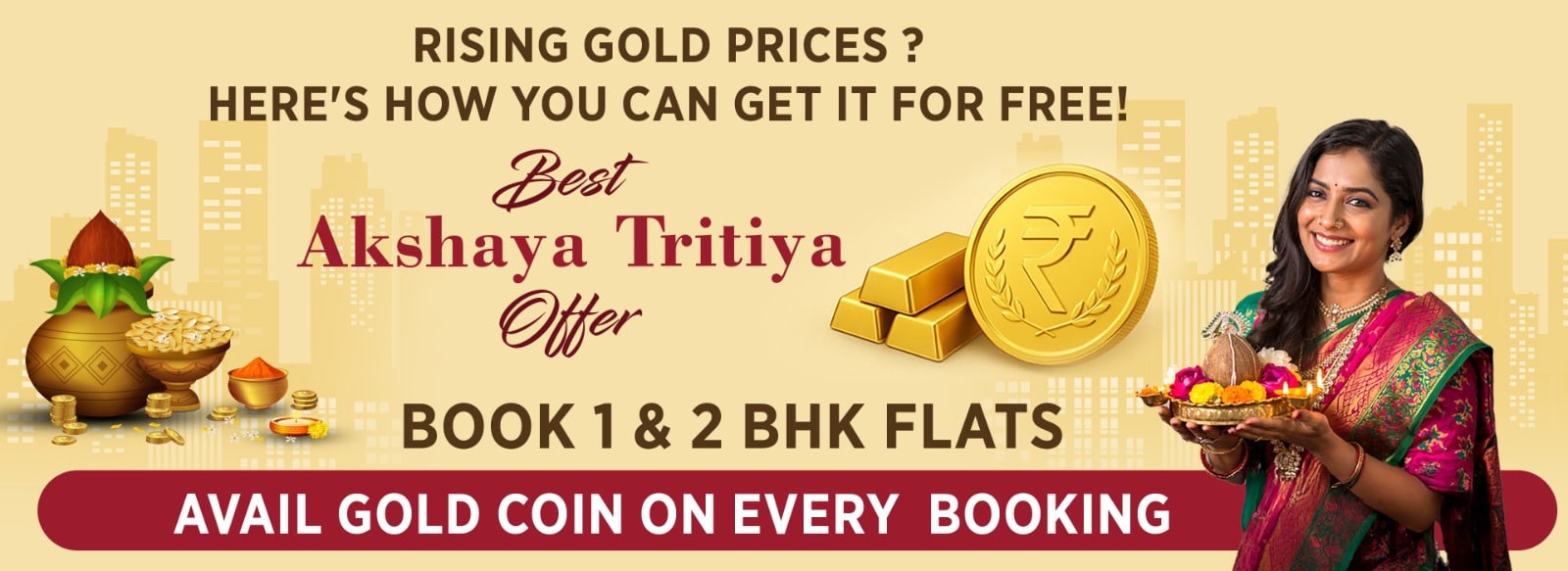 Akshaya Tritiya Offer: Free Gold Coin & Home Keys