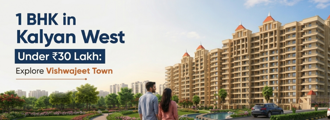 1 BHK in Kalyan West under 30 lakh at Vishwajeet Town