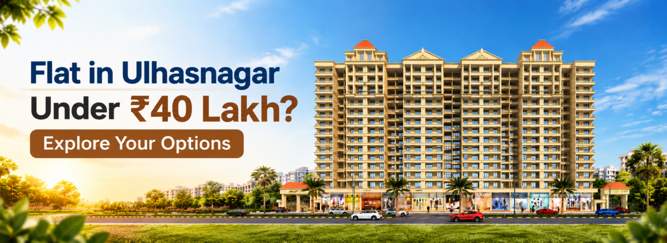Flat in Ulhasnagar under ₹40 lakh featuring Vishwajeet Heights